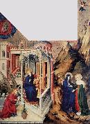 The Annunciation and the Visitation d BROEDERLAM, Melchior
